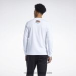 أبيض تي شيرت بأكمام طويلة Reebok 0NZ0F611 - Image 4