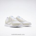 أبيض / رمادي فاتح أحذية الرجال النايلون الكلاسيكية Reebok 0NZ0F1141 - Image 5