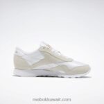 أبيض / رمادي فاتح أحذية نسائية نايلون كلاسيكية Reebok 0NZ0F467 - Image 4