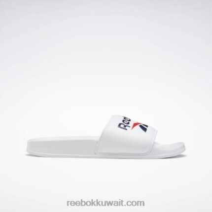 أبيض / كحلي جامعي / أحمر مشع الشرائح الكلاسيكية Reebok 0NZ0F380