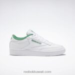 أبيض ftwr / أخضر جلن / أصفر حامض شمسي حذاء كلوب ج 85 Reebok 0NZ0F784