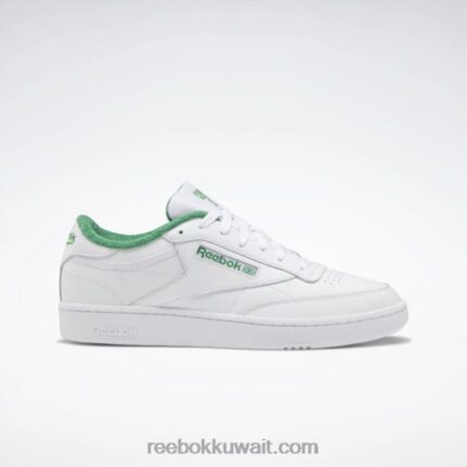 أبيض ftwr / أخضر جلن / أصفر حامض شمسي حذاء كلوب ج 85 Reebok 0NZ0F784