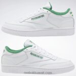 أبيض ftwr / أخضر جلن / أصفر حامض شمسي حذاء كلوب ج 85 Reebok 0NZ0F784 - Image 9
