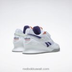 أبيض ftwr / أرجواني غامق / برتقالي محطم s23-r تراث رافع 3 أحذية رفع الأثقال النسائية Reebok 0NZ0F132 - Image 4