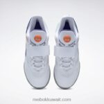 أبيض ftwr / أرجواني غامق / برتقالي محطم s23-r تراث رافع 3 أحذية رفع الأثقال النسائية Reebok 0NZ0F132 - Image 6