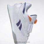 أبيض ftwr / أرجواني غامق / برتقالي محطم s23-r تراث رافع 3 أحذية رفع الأثقال النسائية Reebok 0NZ0F132 - Image 7