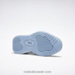 أبيض ftwr / أزرق سائل / أصفر سام حل أحذية كرة السلة منتصف Reebok 0NZ0F62 - Image 5