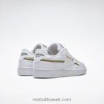 أبيض ftwr / ذهب جامعي / أخضر غامق حذاء كلوب سي 85 نباتي Reebok 0NZ0F313 - Image 3