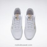أبيض ftwr / ذهب جامعي / أخضر غامق حذاء كلوب سي 85 نباتي Reebok 0NZ0F313 - Image 5