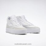 أبيض ftwr / رمادي بارد / رمادي بارد 2 نادي ج جيو منتصف أحذية نسائية Reebok 0NZ0F262 - Image 3