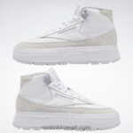 أبيض ftwr / رمادي بارد / رمادي بارد 2 نادي ج جيو منتصف أحذية نسائية Reebok 0NZ0F262 - Image 9