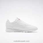 أبيض ftwr / رمادي نقي 3 أحذية جلدية كلاسيكية Reebok 0NZ0F34 - Image 2