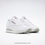 أبيض ftwr / رمادي نقي 3 / رمادي نقي 7 أحذية جلدية كلاسيكية Reebok 0NZ0F83 - Image 3