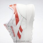 أبيض ftwr / شبه برتقالي مضيئة الأحذية الجلدية الكلاسيكية sp للنساء Reebok 0NZ0F290 - Image 11