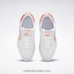أبيض ftwr / شبه برتقالي مضيئة الأحذية الجلدية الكلاسيكية sp للنساء Reebok 0NZ0F290 - Image 8