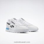 أبيض ftwr / قلب أسود / أكوا مشع أحذية جلدية كلاسيكية Reebok 0NZ0F684 - Image 3