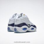 أبيض ftwr / كلاسيكي كوبالت / قلب أسود بانيني السؤال منتصف أحذية كرة السلة Reebok 0NZ0F48 - Image 6