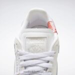 أبيض ftwr / نقي رمادي 4 / رودونيت جلد كلاسيكي يجعله حذاءك النسائي Reebok 0NZ0F192 - Image 8