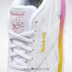 أبيض ftwr / وردي حقيقي / أصفر دائمًا كلاسيك هارمان رن أحذية نسائية Reebok 0NZ0F826 - Image 7