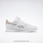 أبيض ftwr / ecru ناعم أحذية نسائية جلدية كلاسيكية Reebok 0NZ0F724 - Image 2