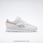 أبيض ftwr / ecru ناعم أحذية نسائية جلدية كلاسيكية Reebok 0NZ0F724