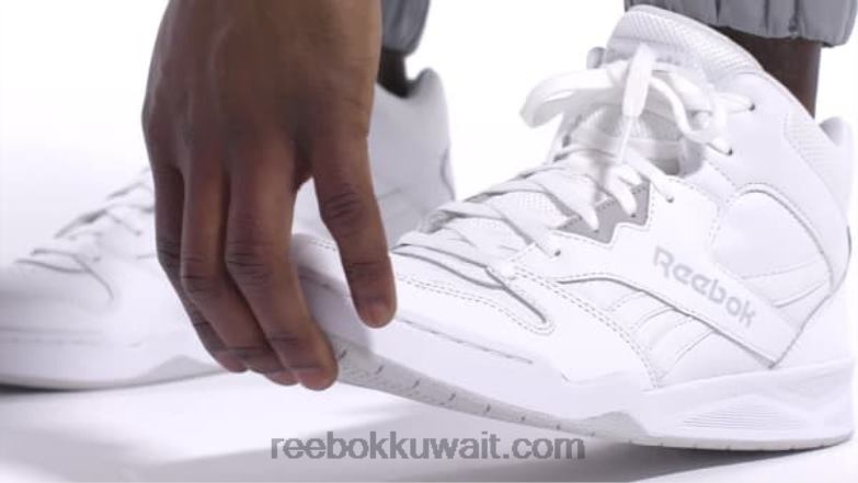 أبيض / lgh صلب رمادي رويال بي بي 4500 هاي 2 حذاء كرة سلة للرجال Reebok 0NZ0F1064 - Image 2