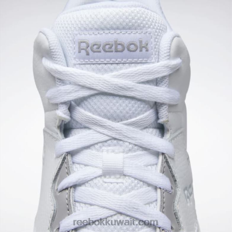 أبيض / lgh صلب رمادي رويال بي بي 4500 هاي 2 حذاء كرة سلة للرجال Reebok 0NZ0F1064 - Image 9