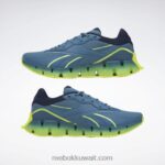 أزرق فولاذي s23-r / حمض شمسي أصفر / بحري متجه حذاء zig dynamica 4 Reebok 0NZ0F195 - Image 9