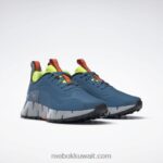 أزرق فولاذي s23-r / حمض شمسي أصفر / رمادي نقي 3 حذاء نسائي من zig dynamica Adventure Reebok 0NZ0F368 - Image 3