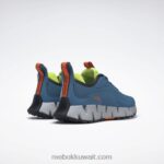 أزرق فولاذي s23-r / حمض شمسي أصفر / رمادي نقي 3 حذاء نسائي من zig dynamica Adventure Reebok 0NZ0F368 - Image 4