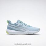 أزرق لؤلؤي / زجاج أزرق / أبيض ftwr حذاء فليكساجون فورس 4 نسائي للتدريب Reebok 0NZ0F258 - Image 2