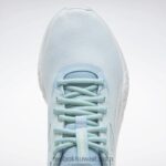 أزرق لؤلؤي / زجاج أزرق / أبيض ftwr حذاء فليكساجون فورس 4 نسائي للتدريب Reebok 0NZ0F258 - Image 7