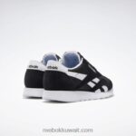 أسود / أبيض أحذية الرجال النايلون الكلاسيكية Reebok 0NZ0F1179 - Image 6