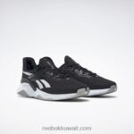 أسود أساسي / أبيض ftwr / رمادي نقي 3 أحذية التدريب hiit tr 3 النسائية Reebok 0NZ0F185 - Image 5