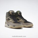 أسود أساسي / رمادي بولدر / بيج فائدة مضخة tz أحذية كرة السلة للرجال Reebok 0NZ0F1311 - Image 3