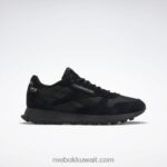 أسود أساسي / رمادي نقي 7 أحذية جلدية كلاسيكية Reebok 0NZ0F965