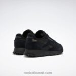 أسود أساسي / رمادي نقي 7 أحذية جلدية كلاسيكية Reebok 0NZ0F965 - Image 6