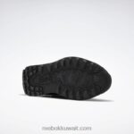 أسود أساسي / رمادي نقي 7 أحذية جلدية كلاسيكية Reebok 0NZ0F965 - Image 7