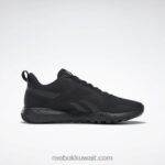 أسود أساسي / رمادي نقي 8 حذاء فليكساجون فورس 3 د واسع للتدريب للنساء Reebok 0NZ0F144 - Image 2