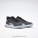 أسود الأساسية / رمادي نقي 7 / أبيض ftwr حذاء فليكساغون فورس 4 للرجال للتدريب Reebok 0NZ0F1094 - Image 3