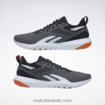أسود الأساسية / رمادي نقي 7 / أبيض ftwr حذاء فليكساغون فورس 4 للرجال للتدريب Reebok 0NZ0F1094 - Image 9