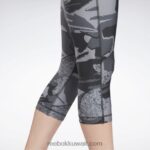 أسود الليل كابري مطبوعة جاهزة للتمرين Reebok 0NZ0F961 - Image 5