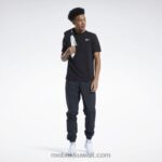 أسود الليل كلاسيكيات ناقلات السراويل المسار Reebok 0NZ0F282 - Image 3