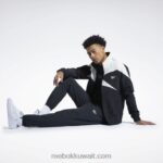 أسود الليل كلاسيكيات ناقلات السراويل المسار Reebok 0NZ0F282 - Image 5