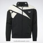 أسود الليل كلاسيكيات ناقلات سترة المسار Reebok 0NZ0F260 - Image 8