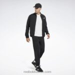 أسود الليل هوية ناقلات متماسكة السراويل المسار Reebok 0NZ0F311 - Image 2