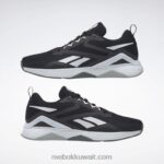أسود النواة / أبيض ftwr / رمادي نقي 6 حذاء تدريب nanoflex tr 2.0 للرجال Reebok 0NZ0F1115 - Image 9