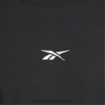 أسود / طباشير كلاسيك فخور تي شيرت العلامة التجارية Reebok 0NZ0F345 - Image 4