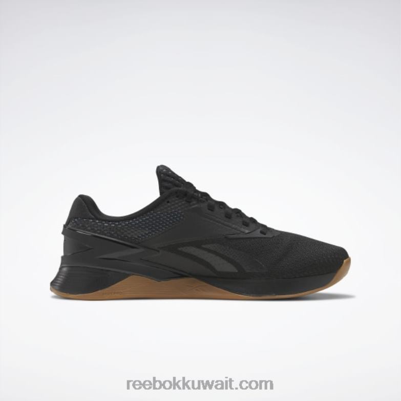 أسود كور / رمادي نقي 7 / ريبوك لي 3 أحذية nano x3 Reebok 0NZ0F24 - Image 3