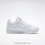 أطفال أبيض أحذية جلدية كلاسيكية - مرحلة ما قبل المدرسة Reebok 0NZ0F1385 - Image 2
